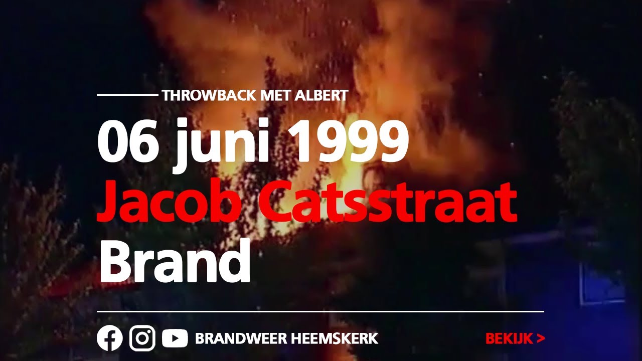 Throwback Met Albert - 1999 Jacob Catsstraat Brand