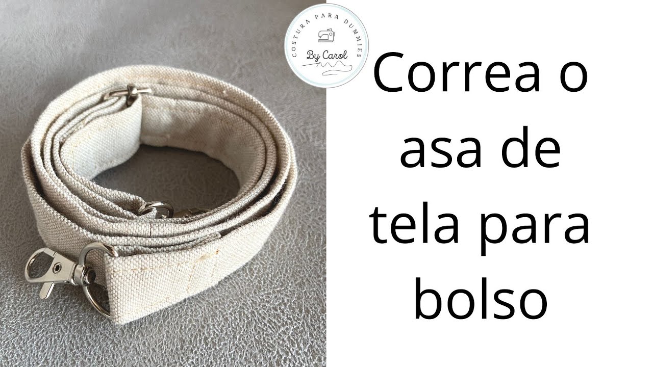 Mini tutorial costura: ¿Cómo hacer un asa o correa de tela para bolso?