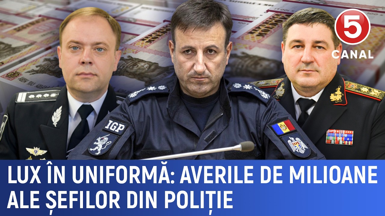 Lux în uniformă: Averile de milioane ale șefilor din poliție