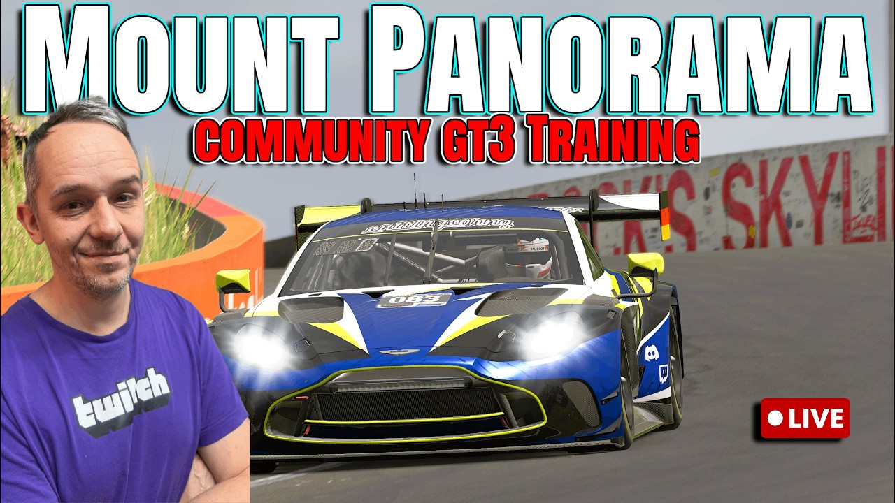 Community GT3 Rennen und Training Mount Panorama!   JEDER kann Teilnehmen-JOIN Discord