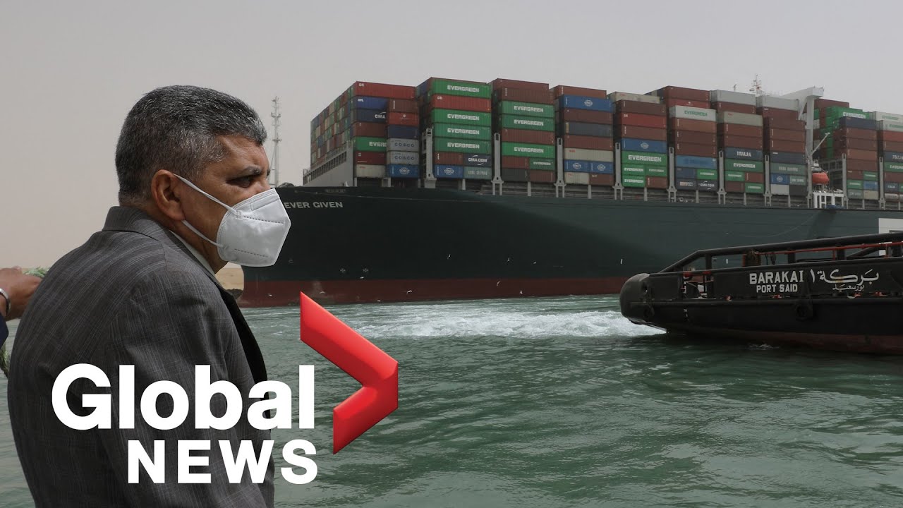 Suez Canal: Authorities &ldquo;working around the clock,&rdquo; unclear when ship will refloat