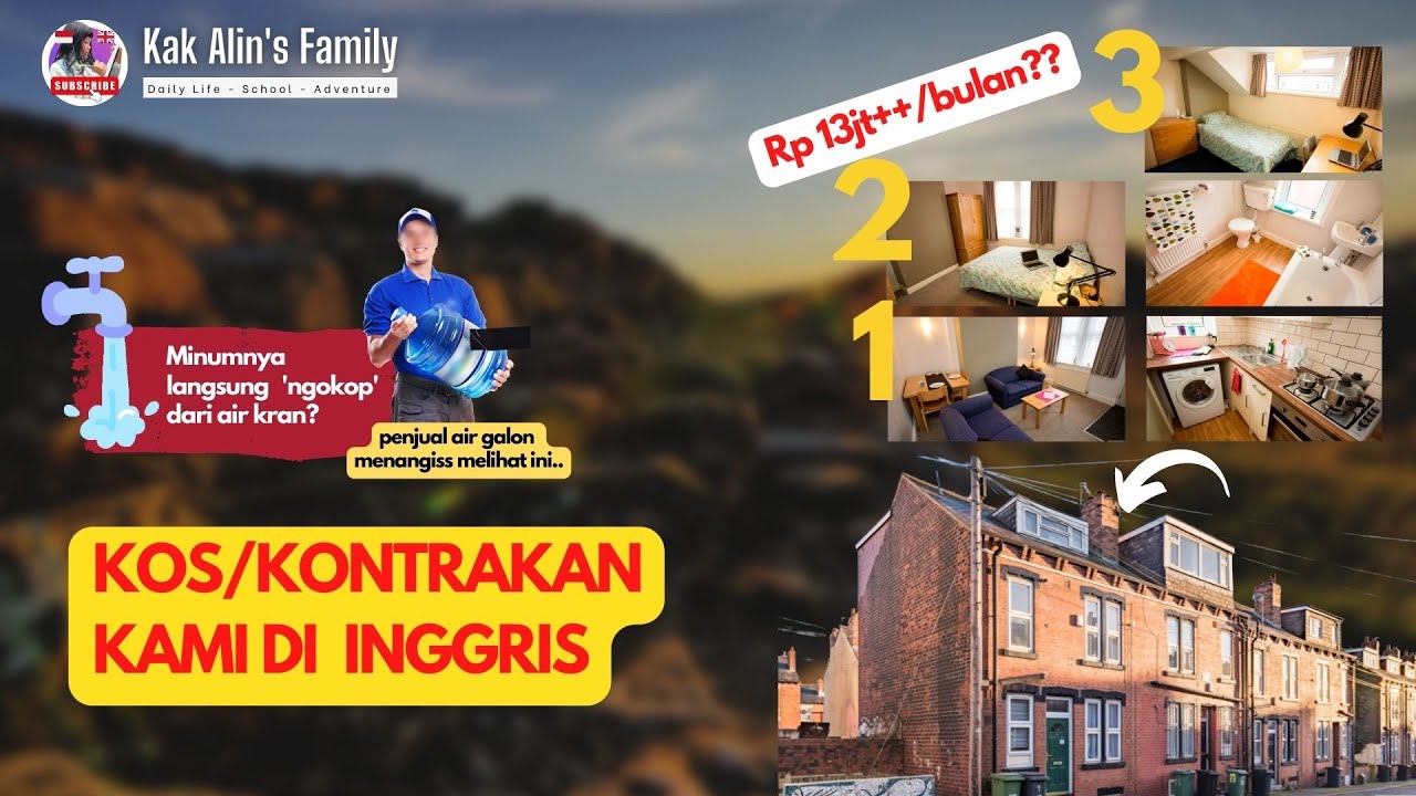 Melihat rumah kos-kosan/kontrakan yang kami tinggali di Inggris - UK dari Unipol 🇲🇨 🇬🇧 #dailylife