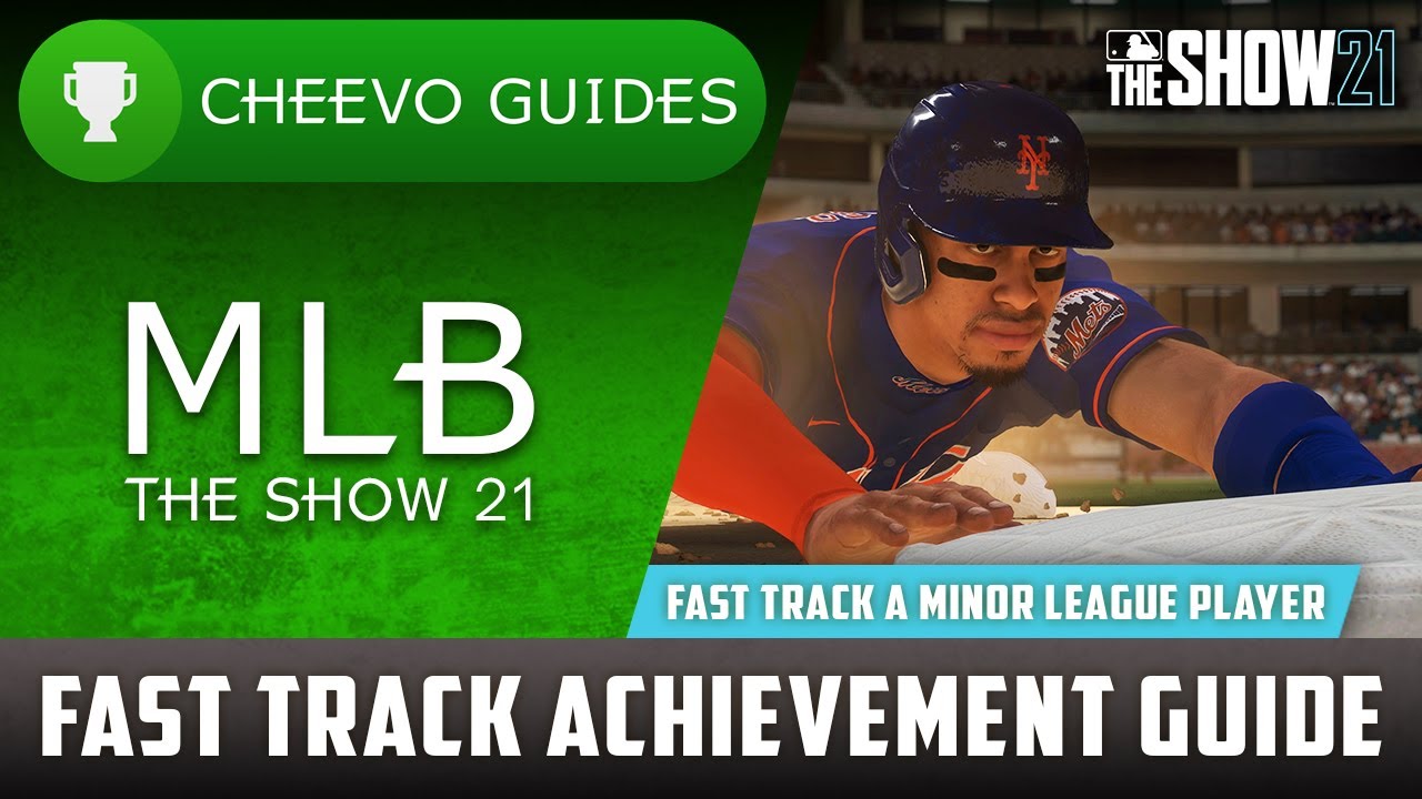 MLB The Show 21 - Fast Track | Achievement / Trophy Guide *How to Fast Track a Minor League Player*
