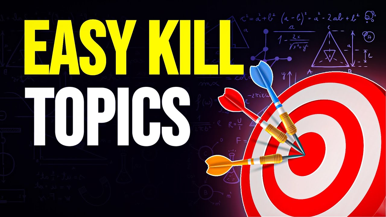 IIT JEE Main 2021: Easy Kill Topics | 9 Chapters - 40 Marks | MathonGo | Anup Sir #shorts