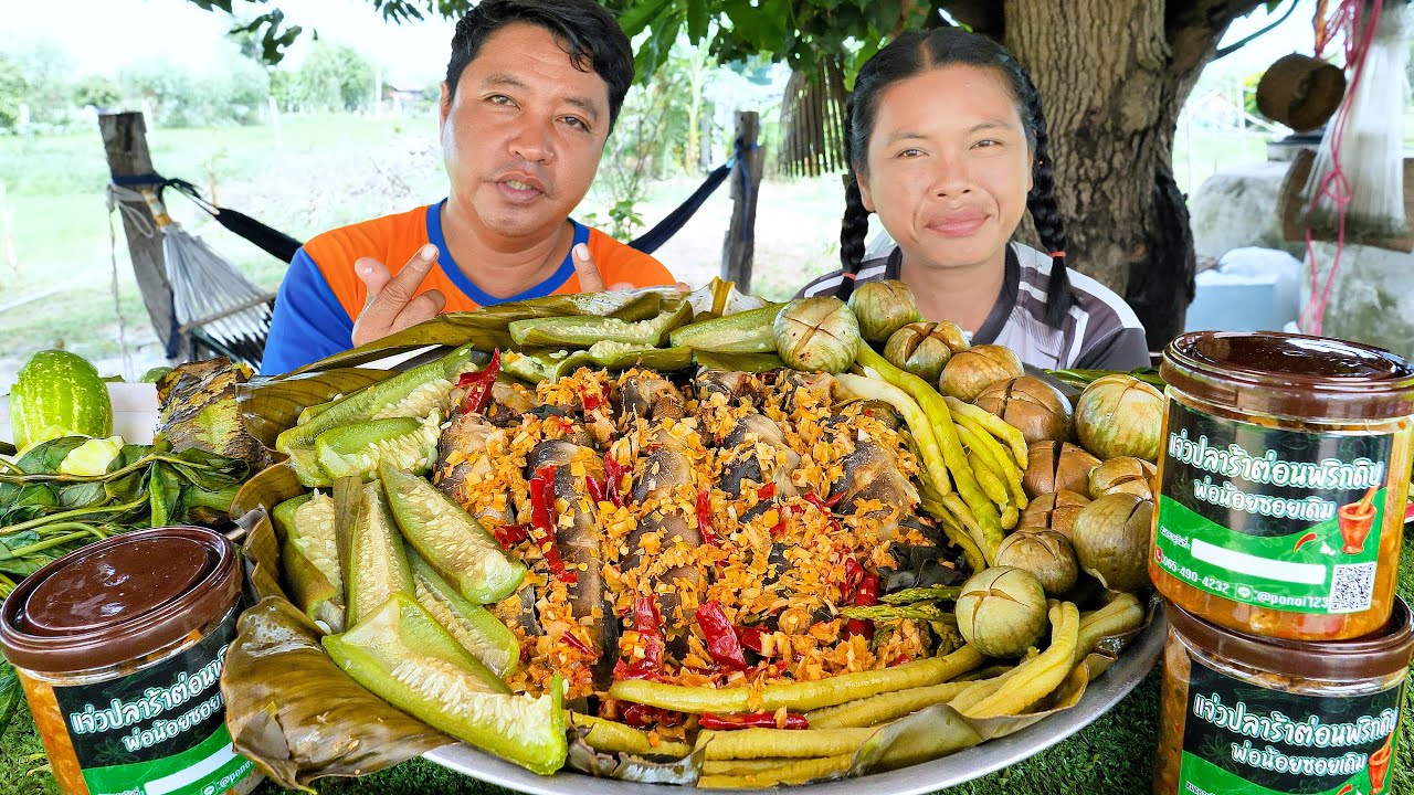 นึ่งปลาดุกสูตรสมุนไพร พร้อมจ้ำแจ่วพริกดิบ ของพ่อน้อยซอยเดิม
