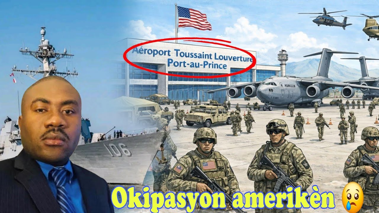 Mizopwen Ti koze ak TT, plizye baton de ge ameriken debake AYITI, okipasyon nan bouda nou