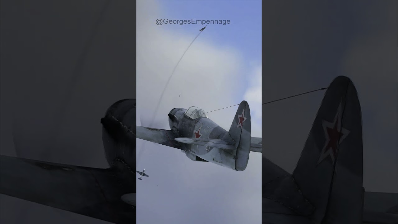 I forgot to clear my six! The Yak 3 and the Bf 109 G6 were adversaries in WW2