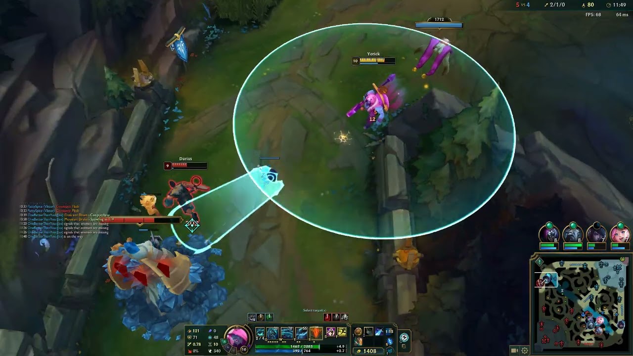 Yorick vs Darius