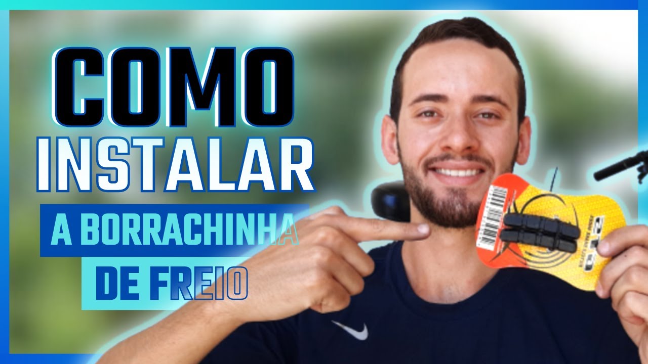 Como Colocar As Borrachinhas De Freio - V-brake !