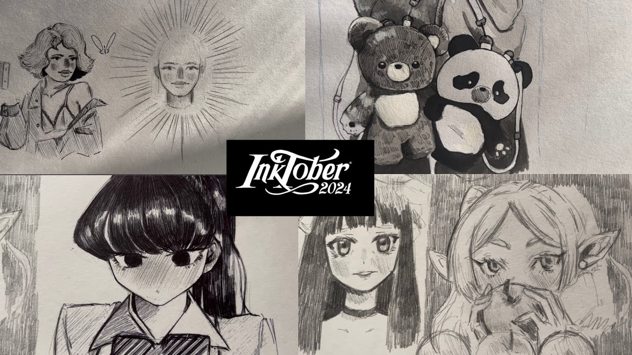 أسبوع من تحدي انكتوبر 🪄| inktober 2024