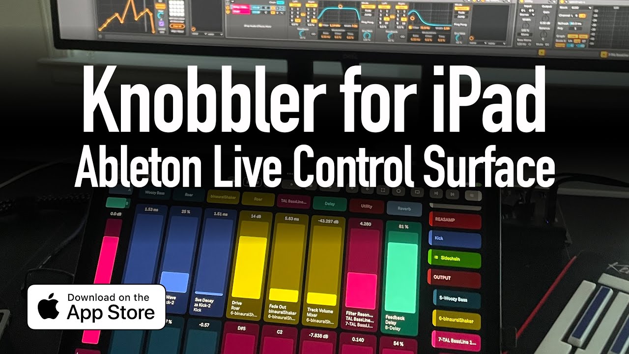 Knobbler for iPad in 60 Seconds #ableton Control Surface