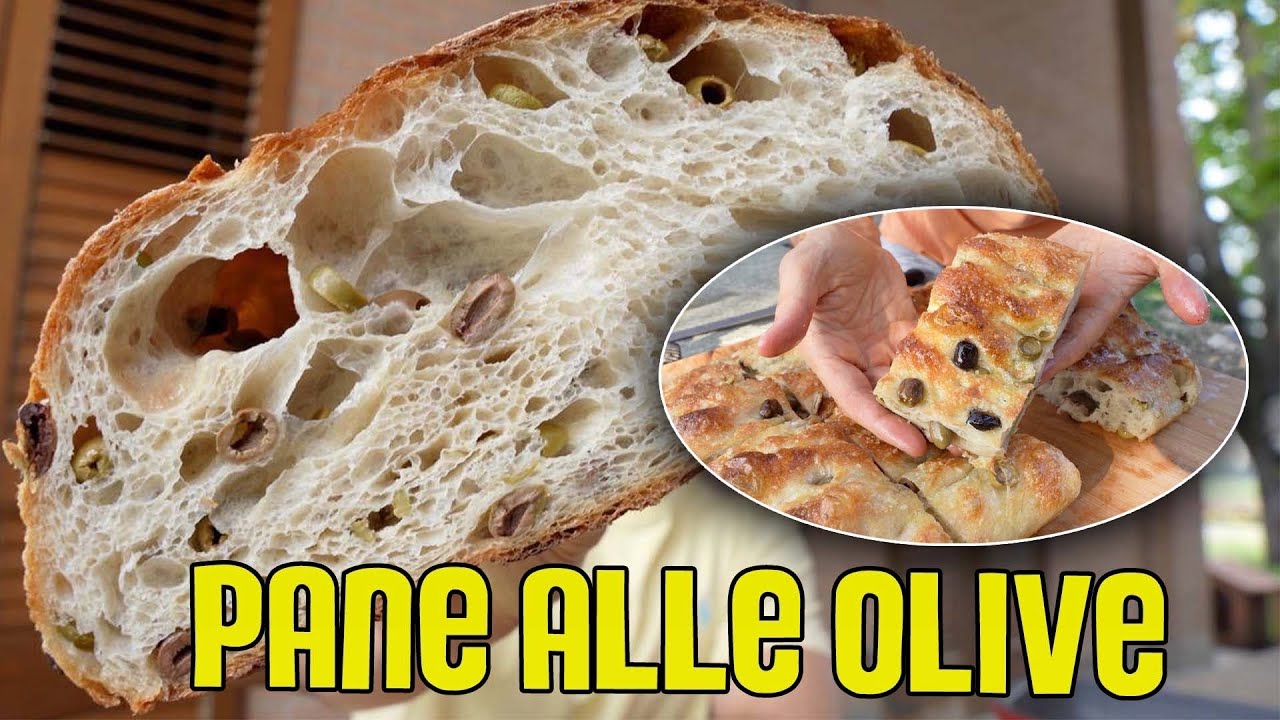 1 video 2 RICETTE * PANE + FOCACCIA ALLE OLIVE *