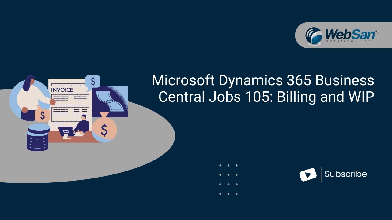Microsoft Dynamics 365 Business Central Jobs/Project 105: выставление счетов и незавершенное прои...