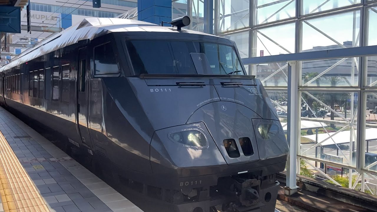特急にちりん16号787系 車窓 宮崎→大分/ 日豊本線 宮崎1330発(ソニック46号博多行接続)