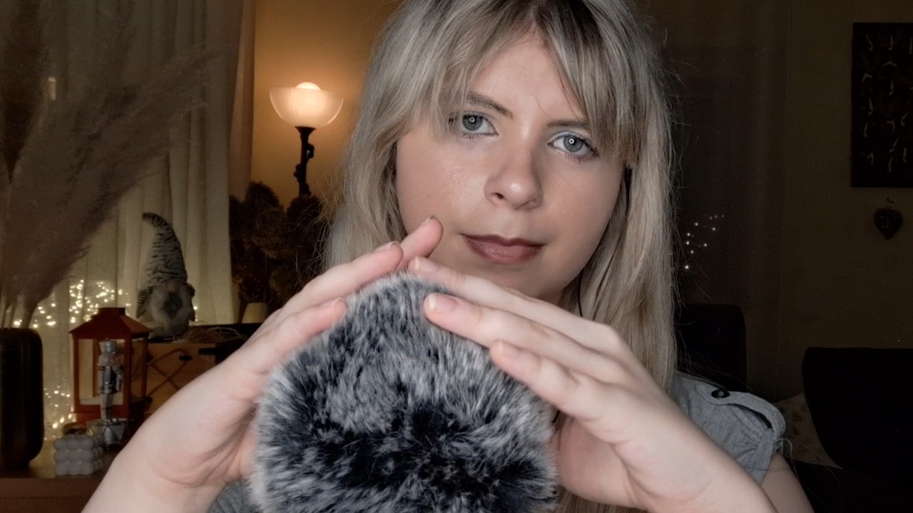 ASMR CZ: 1 HODINA hlazení chlupatého mikrofonu 🌊