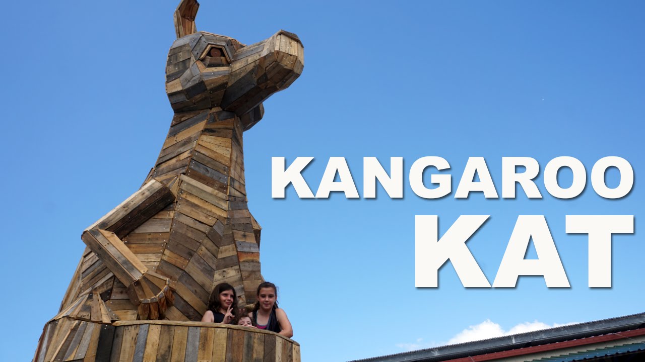 Kangaroo Kat - Giant Kangaroo made from pallets