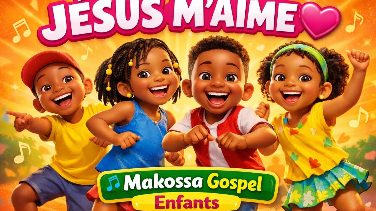 JÉSUS M’AIME 💖 | Chant Chrétien pour Enfants | Makossa Gospel Joyeux & Dansant 2026