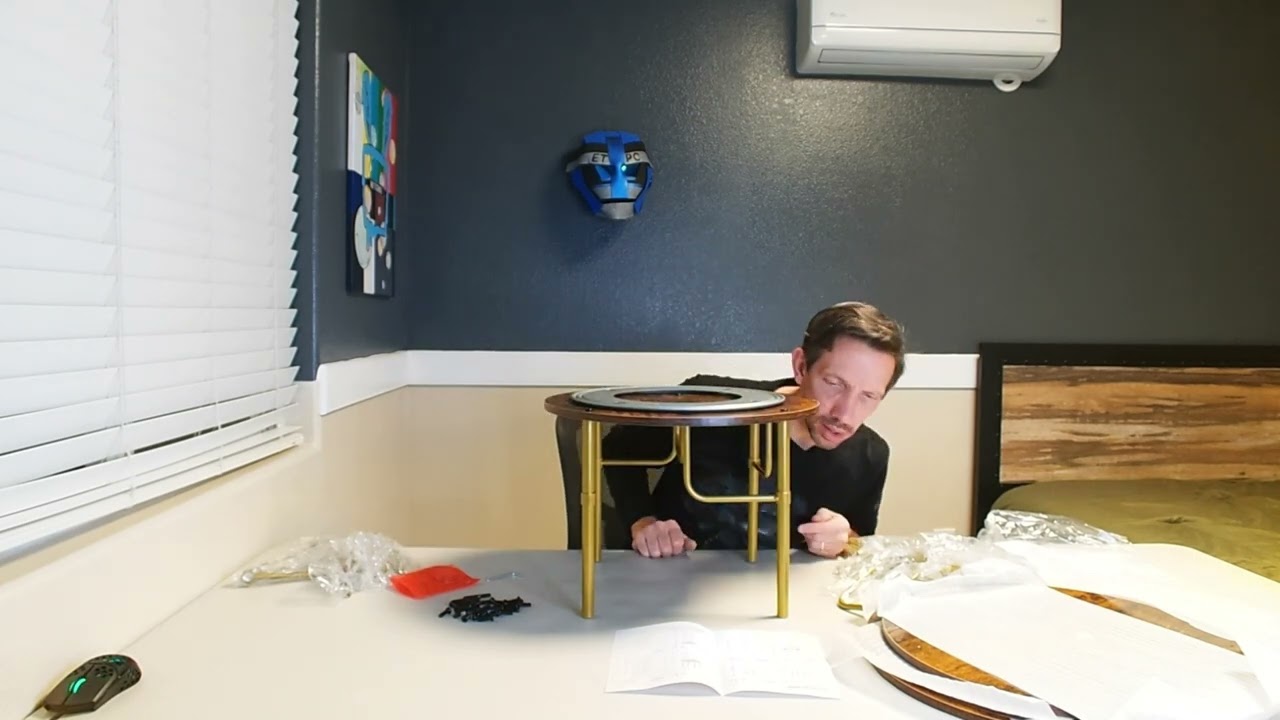 3 Tier Rotating book shelf Unboxing and full assembly ALLSTAND