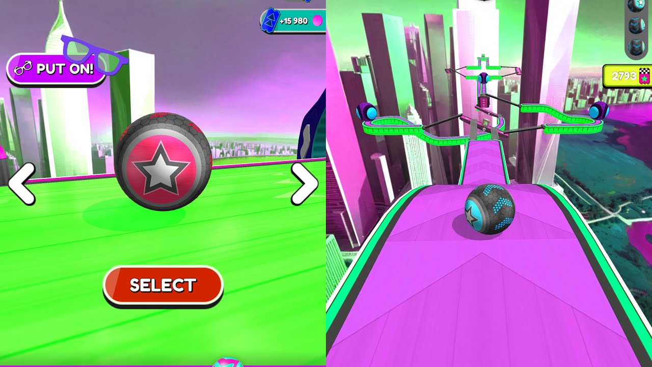 Going Balls Speedrun Challenge Vs Reverse Balls Speedrun Walkthrough Gameplay