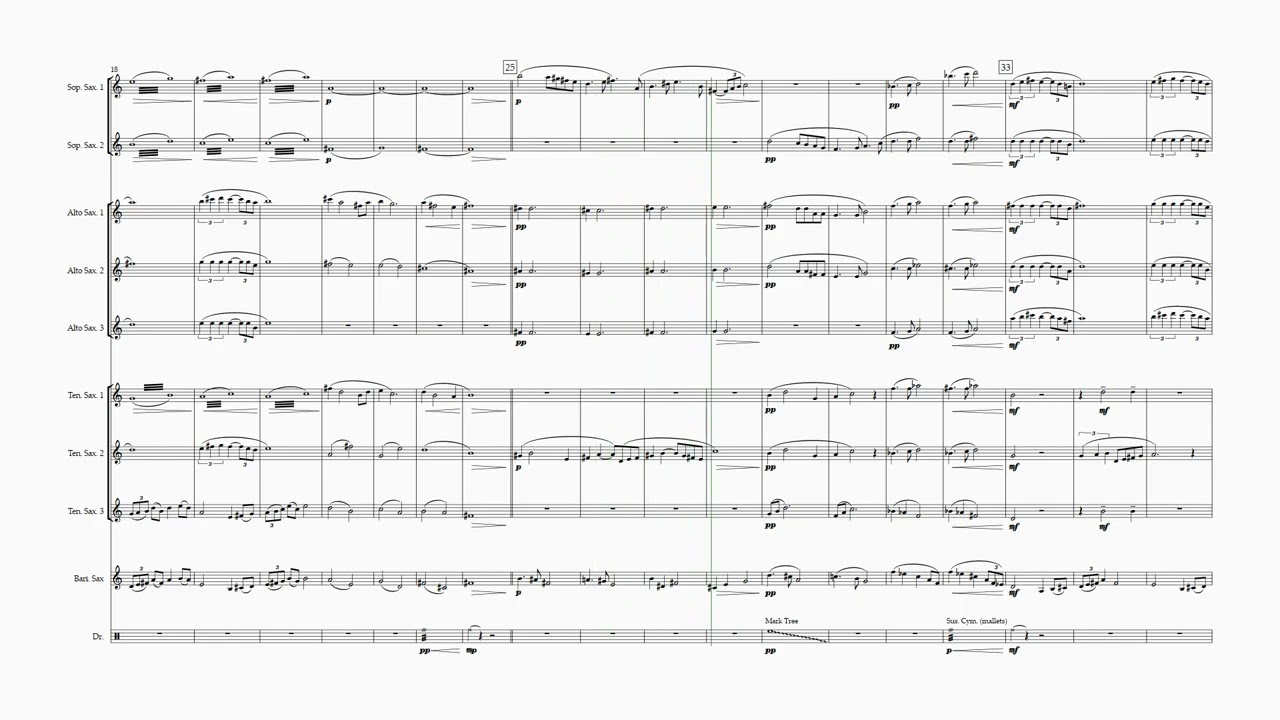 Theme from GHOST (Maurice Jarre) (Saxophone Choir and Percussion)