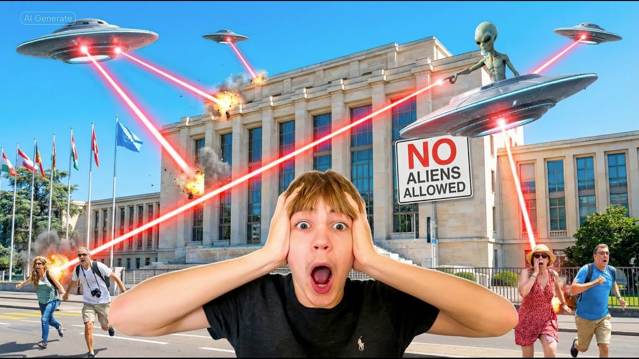 ALIENS INVADED The United Nations....