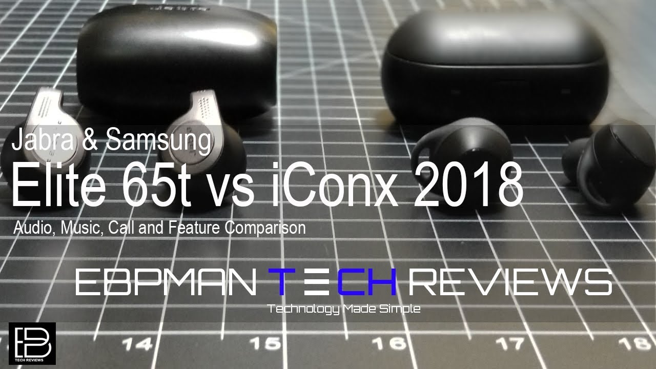 Jabra Elite 65t vs Samsung Gear Iconx 2018 | Comparison Review with Outdoor Call Quality Demo