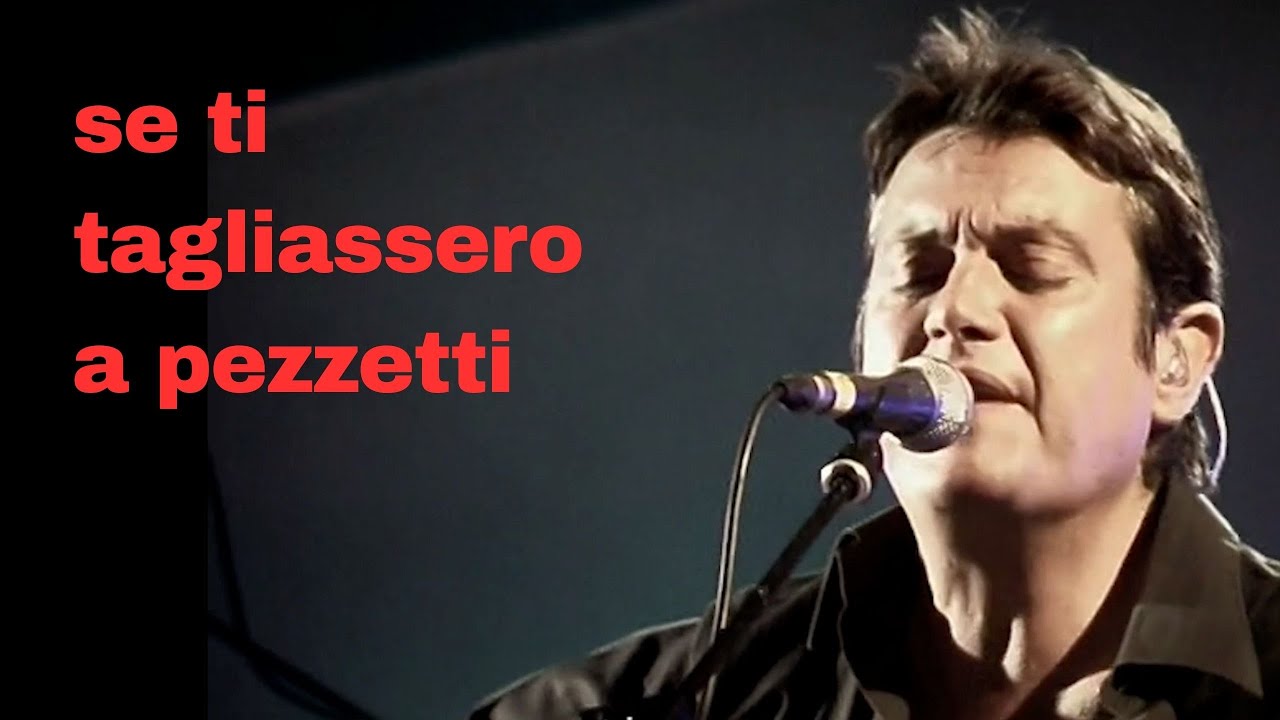 Cristiano De André - Se ti tagliassero a pezzetti (