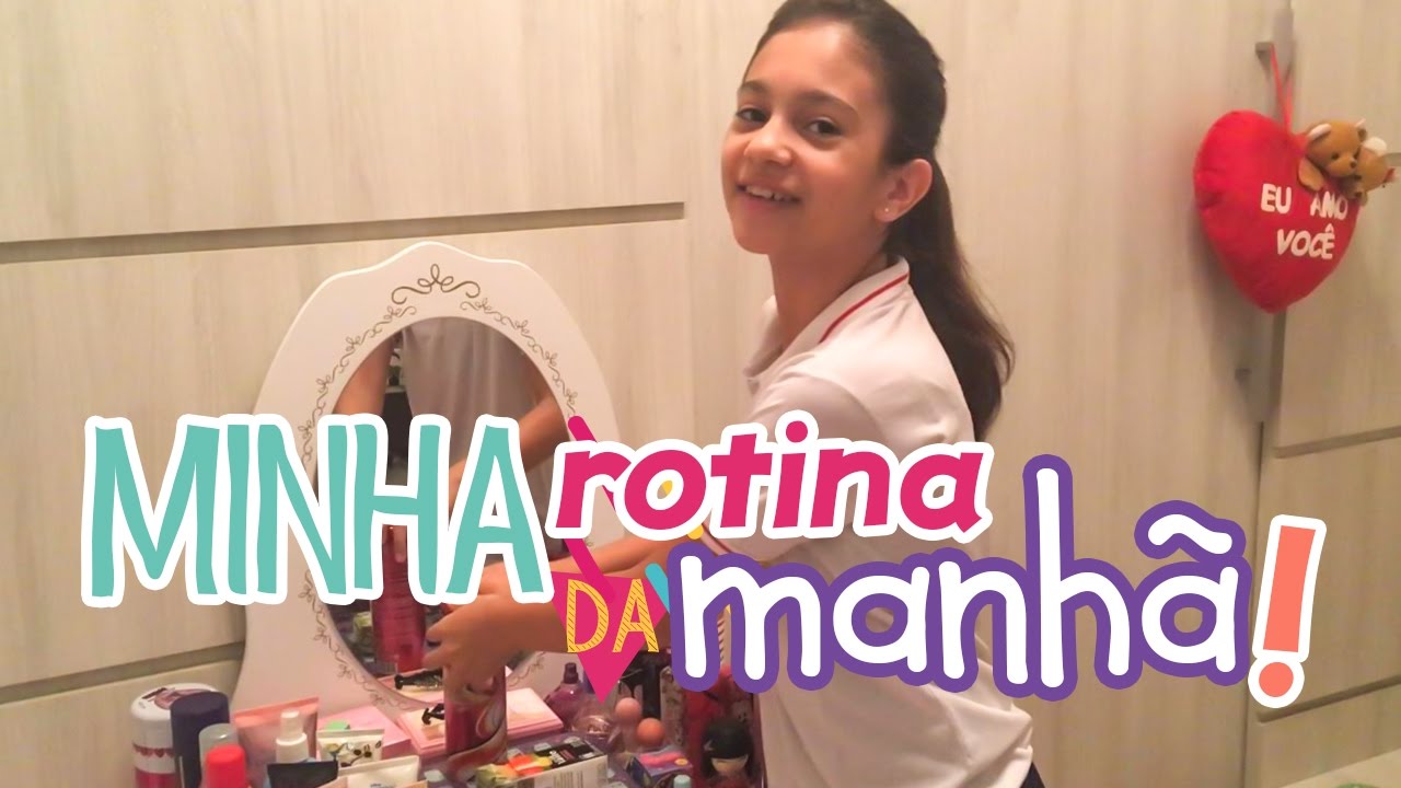 MINHA ROTINA DA MANH&Atilde; | ESCOLA - Na mala da Mila