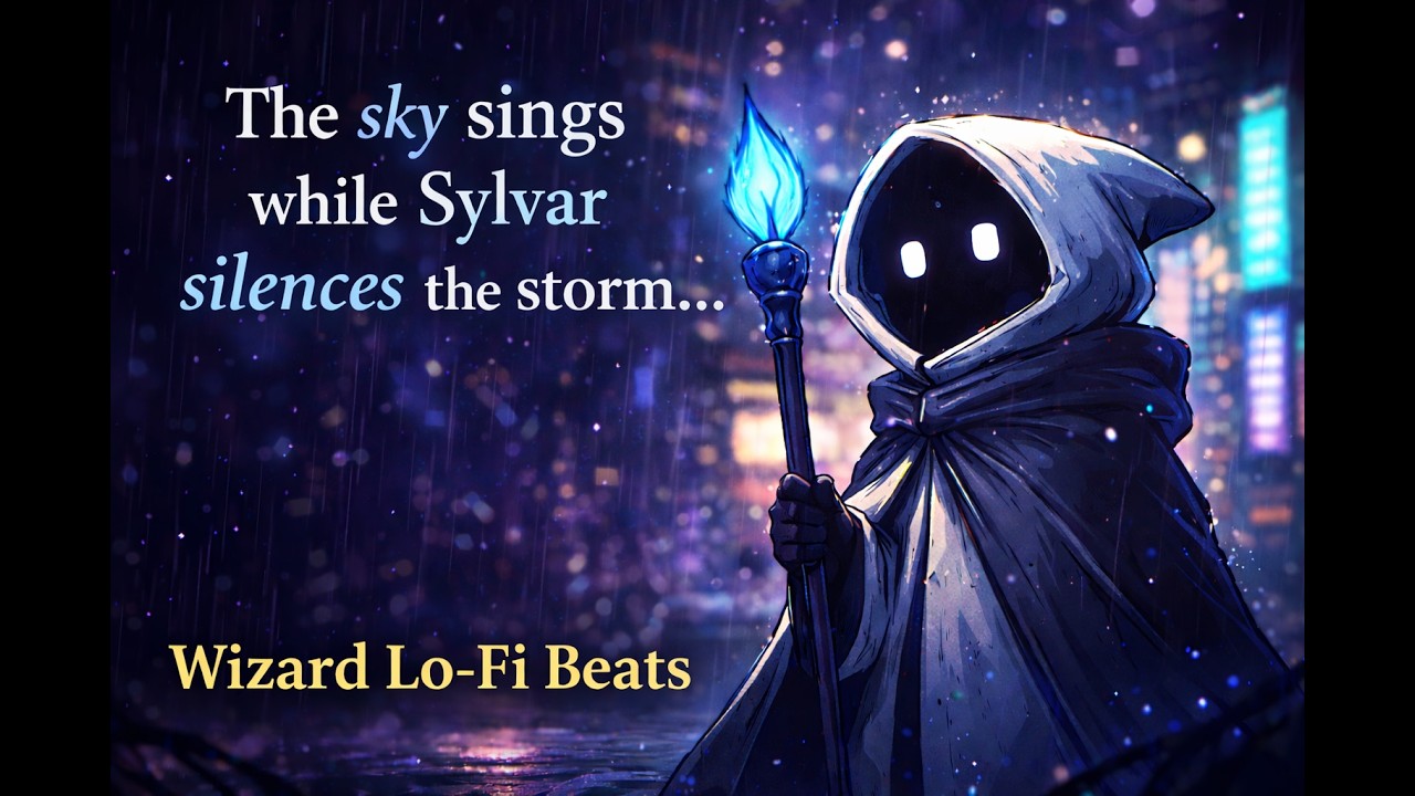 Midnight Spell in the Rain 🌧️ | Sylvar – Wizard Lo-Fi