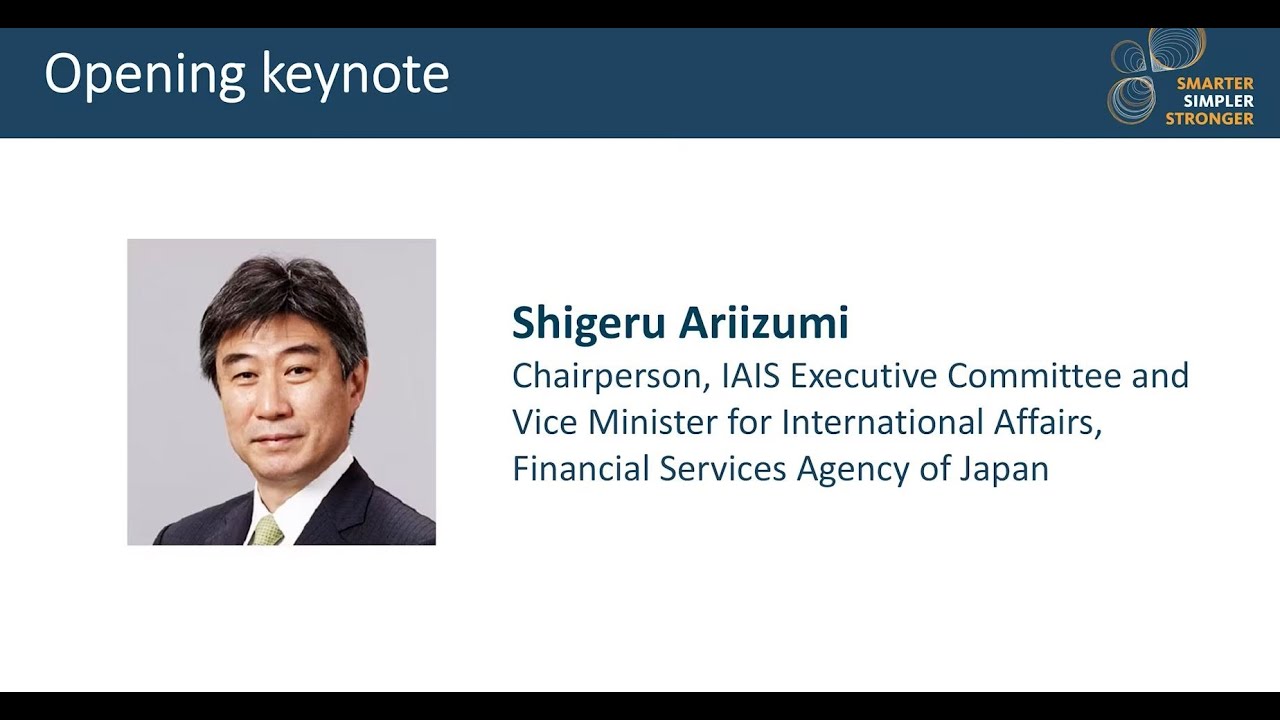 EIOPA Conference 2024: Opening keynote by Shigeru Ariizumi