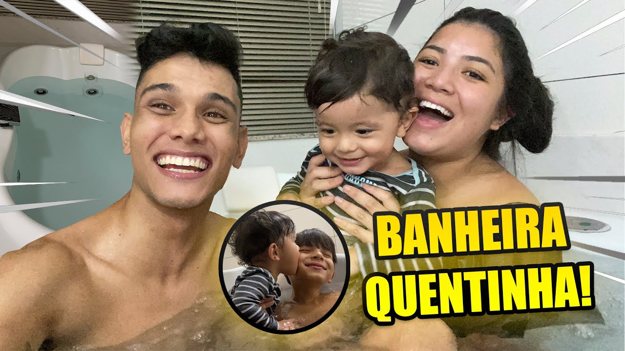 USAMOS NOSSA BANHEIRA DA CASA NOVA PELA PRIMEIRA VEZ!!!