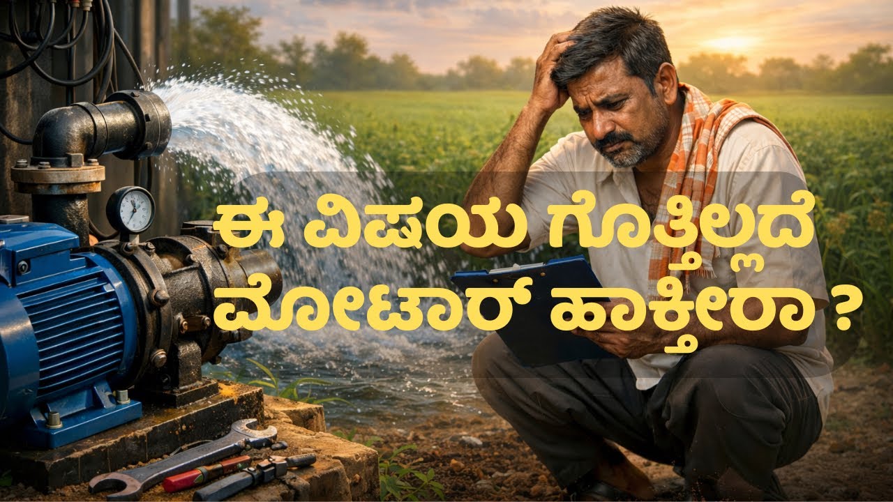 Happy Habits | ಬೋರ್ ವೆಲ್ ಪಂಪ್ ಆಯ್ಕೆ ಮಾರ್ಗದರ್ಶಿ | Borewell Pump Selection.