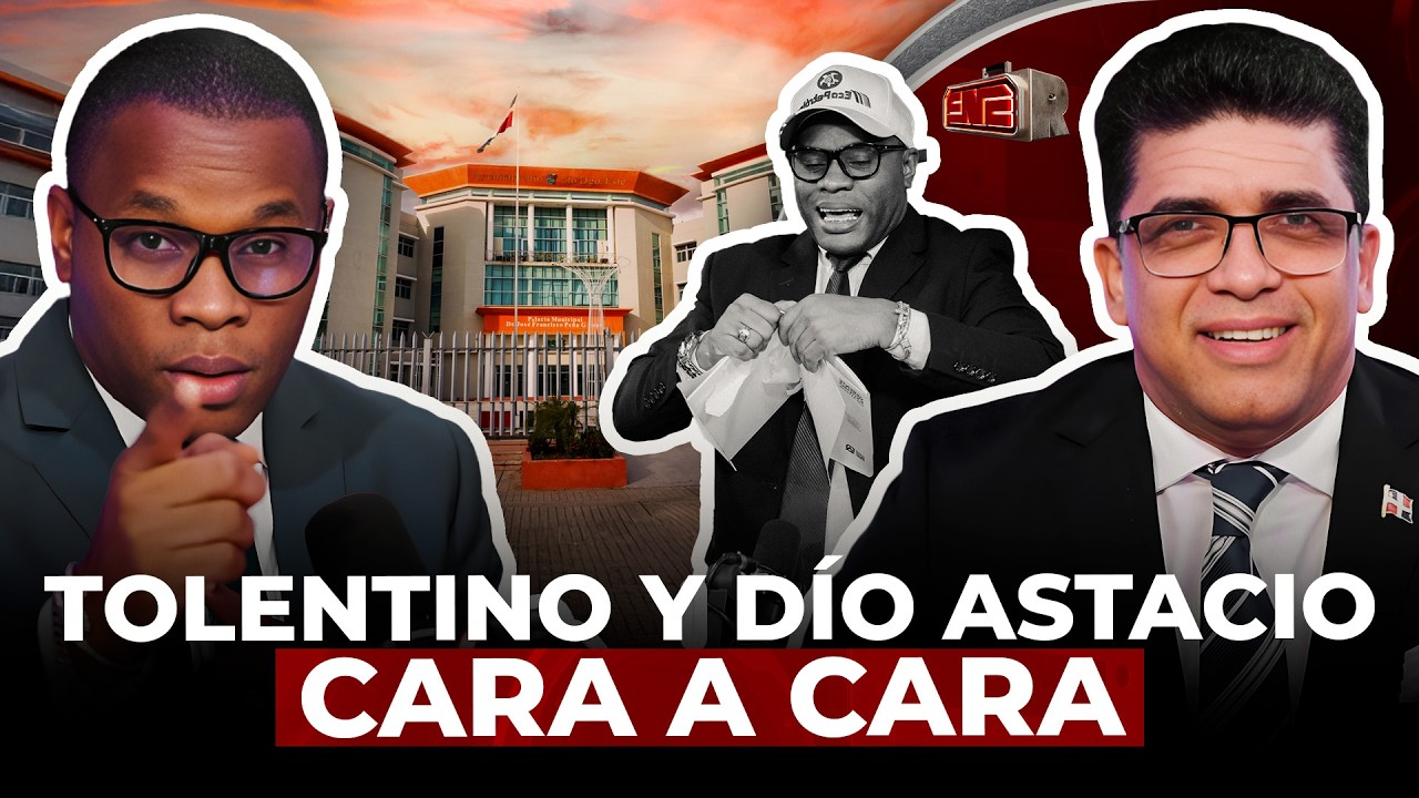 TOLENTINO Y ALCALDE DÍO ASTACIO CARA A CARA TRAS DESTAPAR SUPUESTA MAFIA Y ROMPER LIBRO