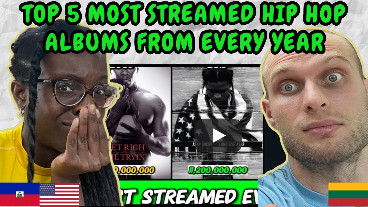 REACTION TO The Top 5 MOST STREAMED Hip-Hop Albums FROM EVERY YEAR! (2003 - 2024)