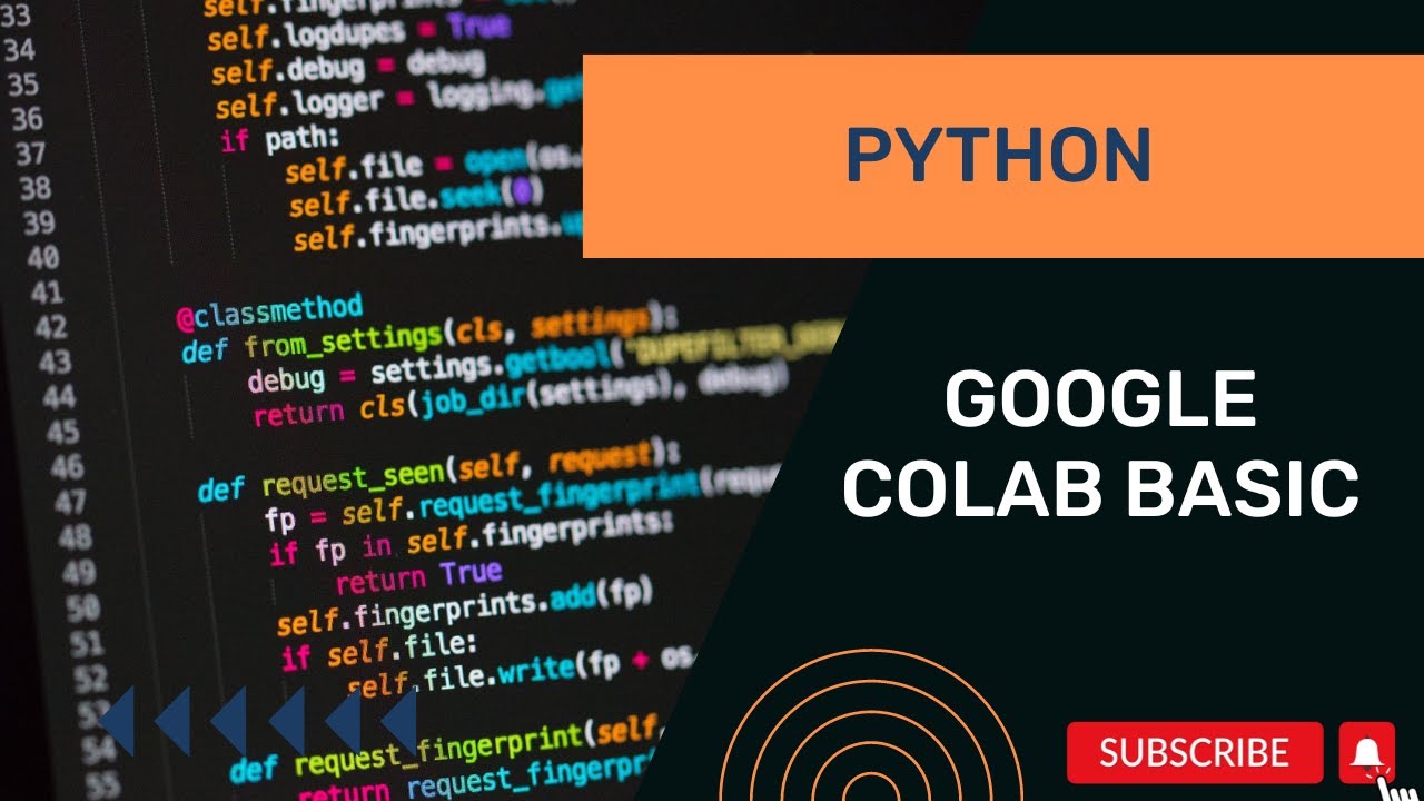 DASAR PEMROGRAMAN PYTHON DENGAN GOOGLE COLAB