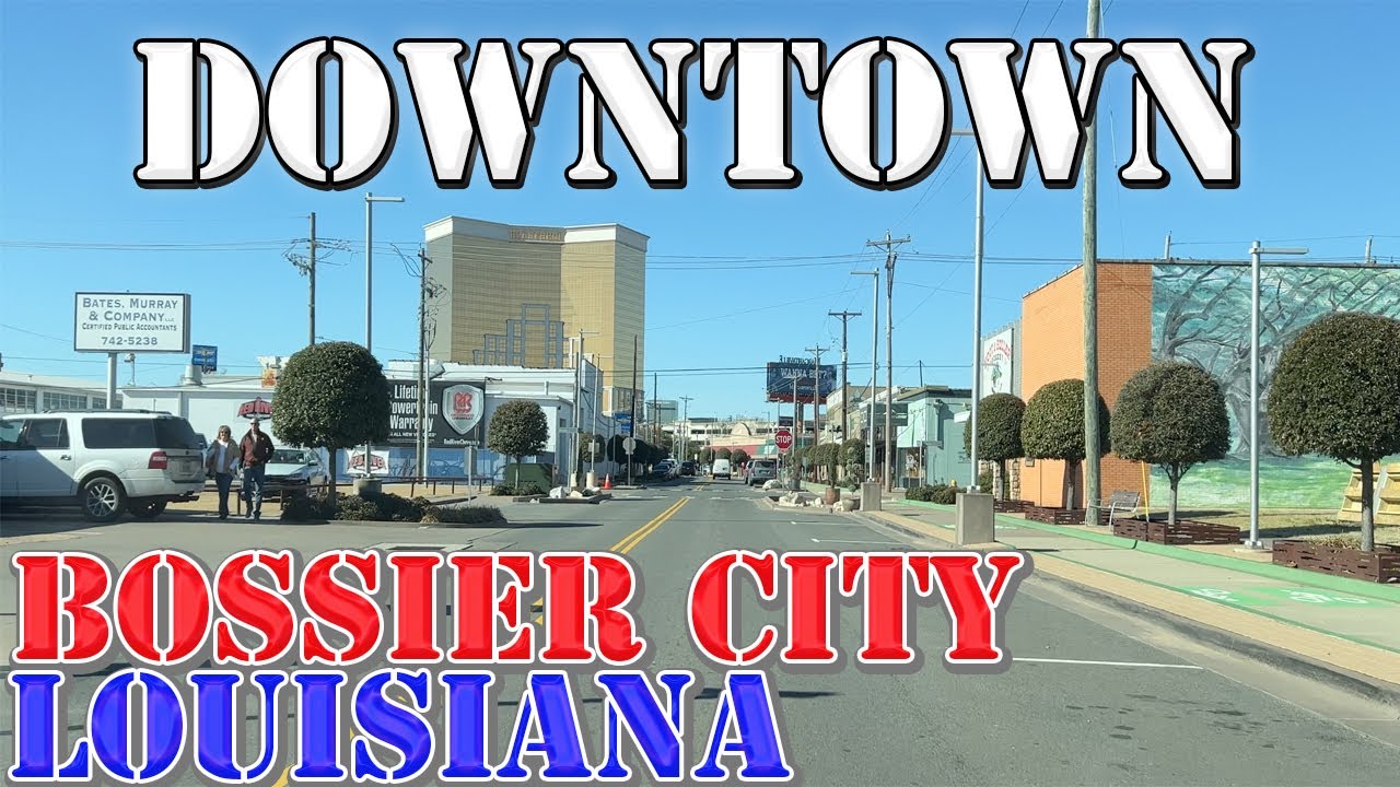 Bossier City - Louisiana - 4K Downtown Drive