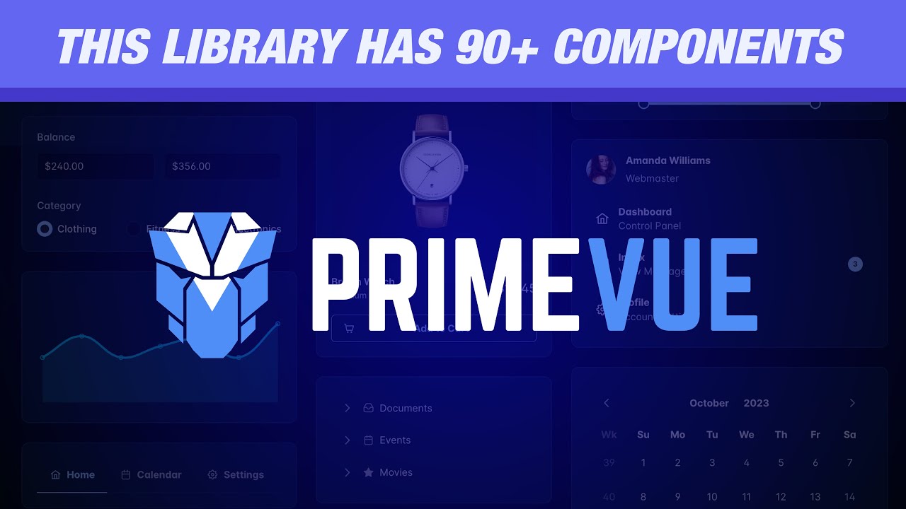 PrimeVue — полная библиотека пользовательского интерфейса для экосистемы Vue