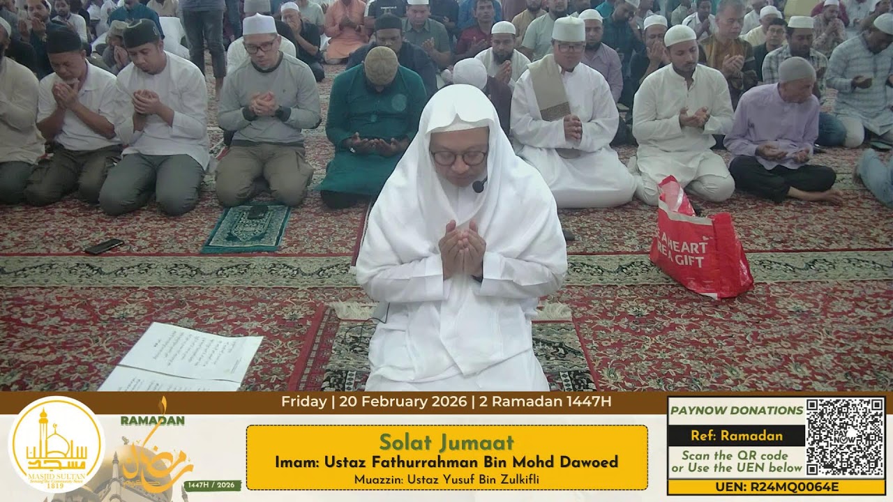 Solat Jumaat || Friday Prayers || 20 February 2026 || 2 Ramadhan 1447H