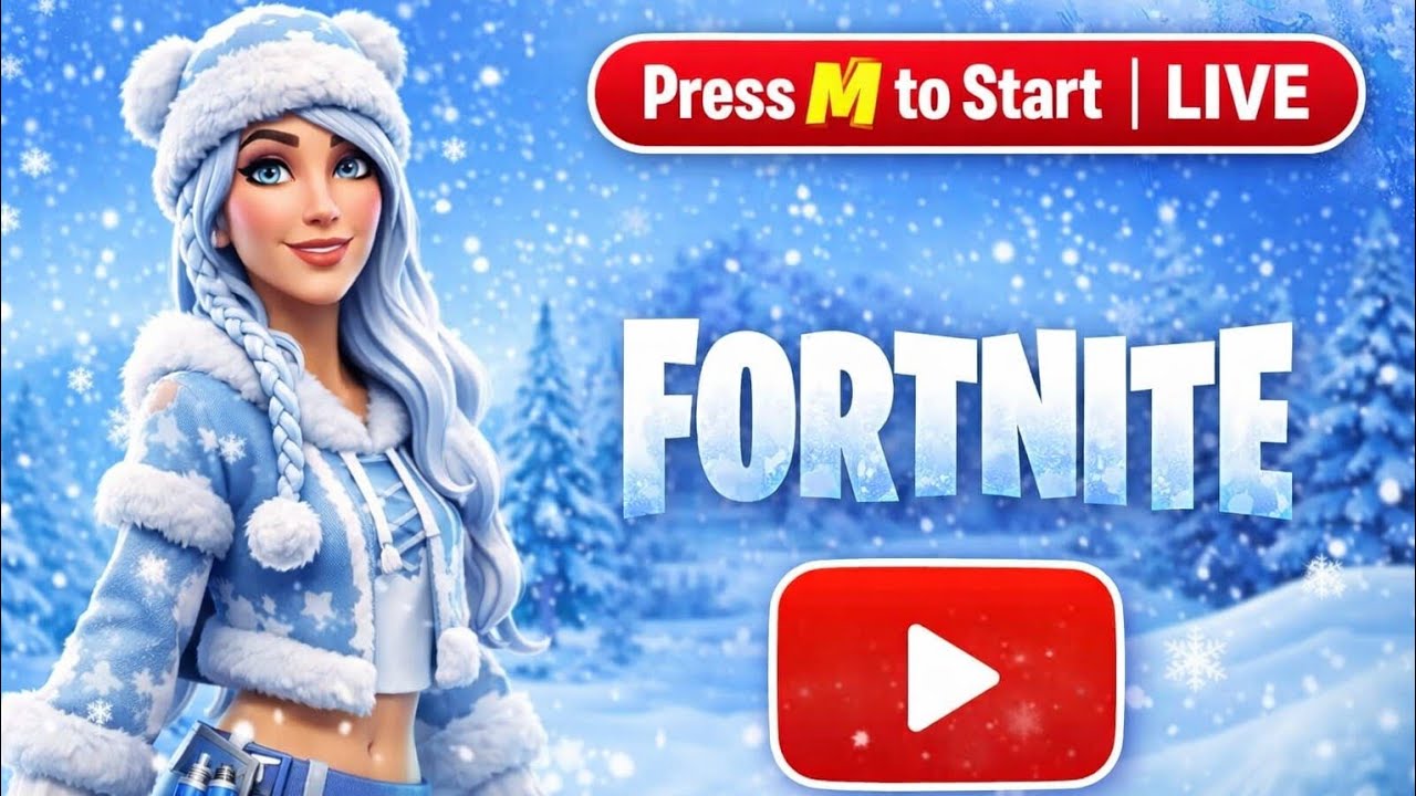 Fortnite Winterfest Livestream! ❄️☃️❄️