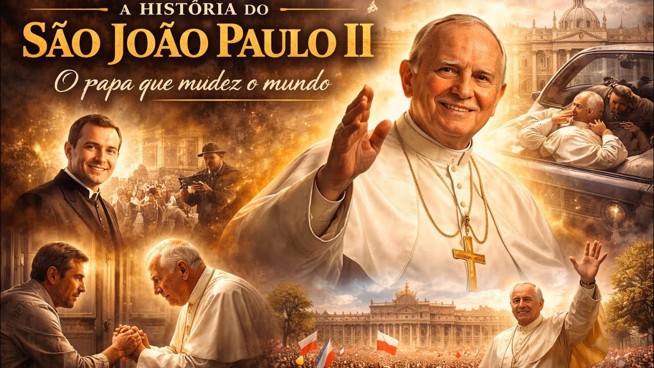 A História Completa de São João Paulo II | O Papa que Mudou o Mundo