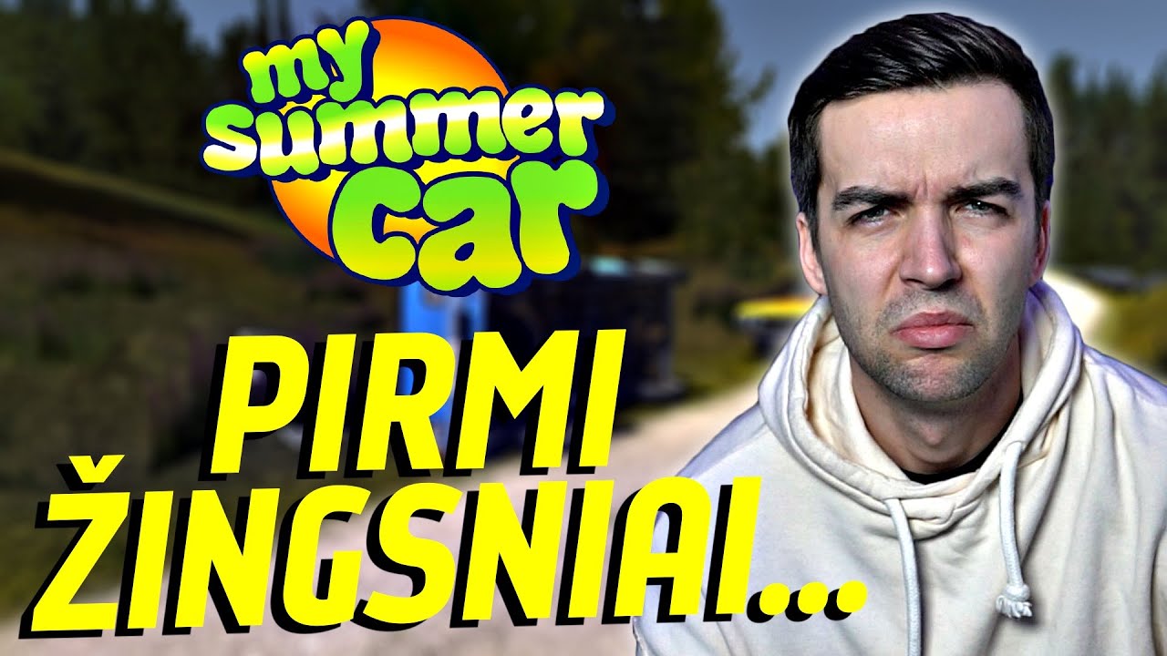 DARAU DIDELĘ KLAIDĄ | My Summer Car, The Long Drive #1