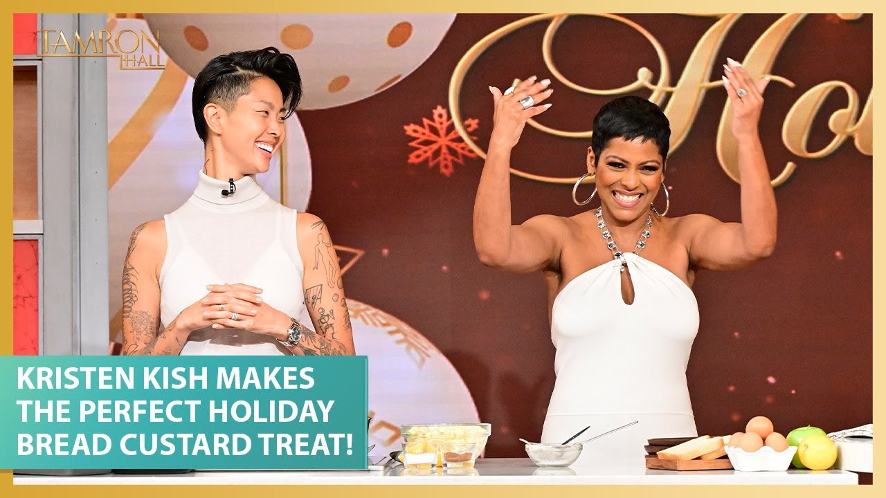 Kristen Kish Makes the Perfect Holiday Bread Custard Treat!