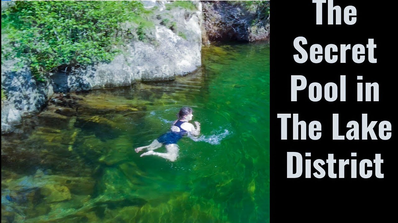 The Secret Wild Swimming Pool - Lake District - 4K Underwater & Drone