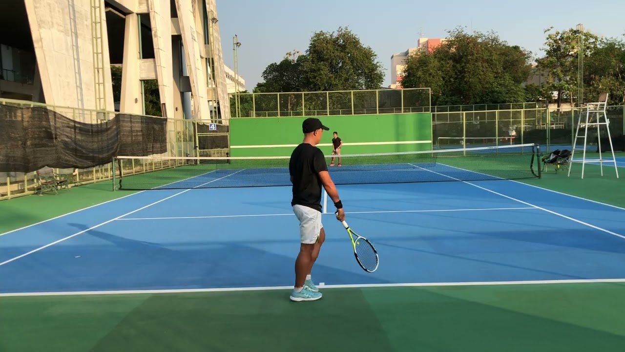 Tennis 🎾 with P Tum second set