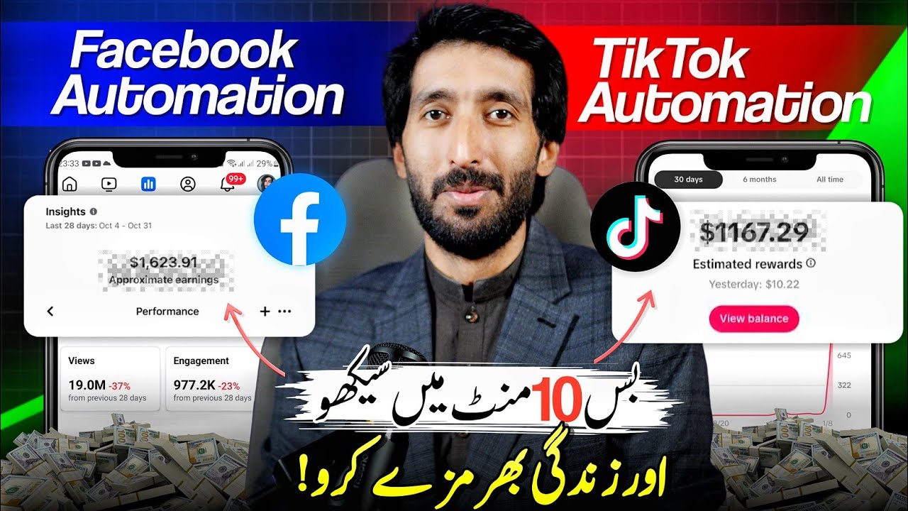 Facebook Monetization And Automation,  Tiktok uk Account and Automation in very simple way