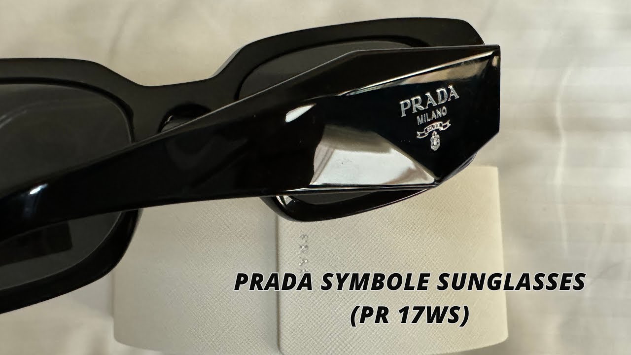 Солнцезащитные очки Prada Symbole — мои первые очки за 4 года. Они просто обязаны быть культовыми...