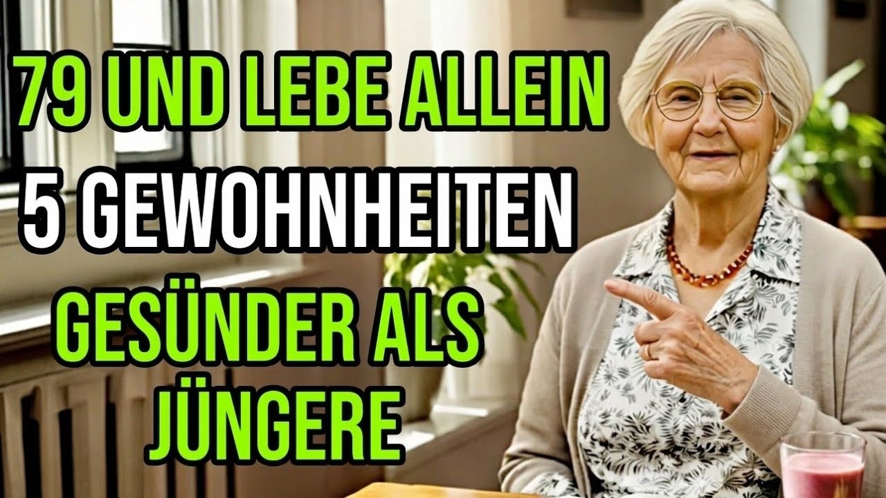 Ich bin 79 und lebe allein – Diese 5 Gewohnheiten halten mich gesünder als viele Jüngere