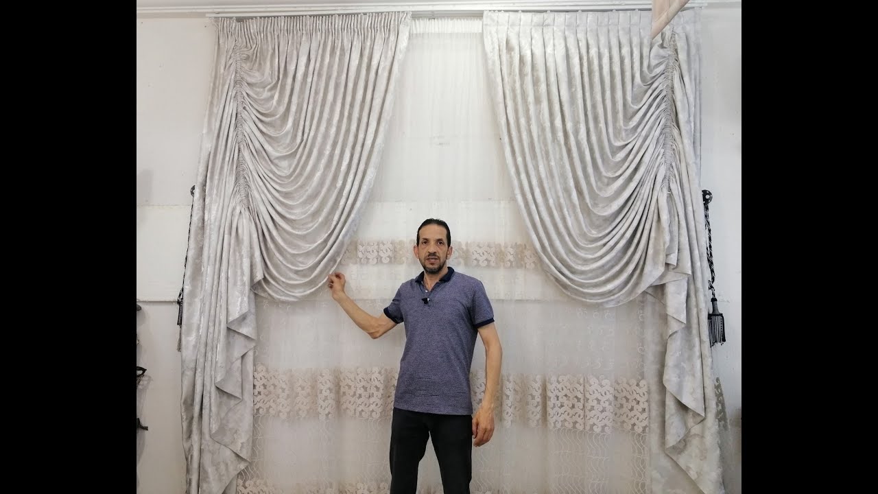 اختر الطريقة الانسب لك لخياطة هذه الستارة You decide how to style this curtain