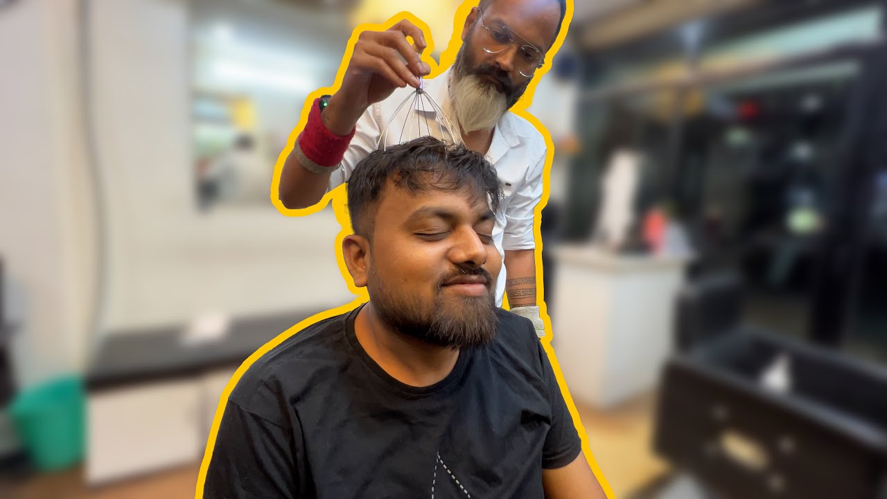 Traditional Head Massage ASMR | Oil, Scratching & Relaxation. #asmr #viralvideo #asmrsounds