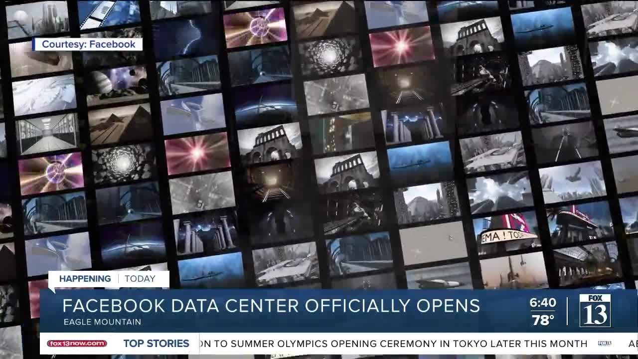 Facebook data center opens in Eagle Mountain